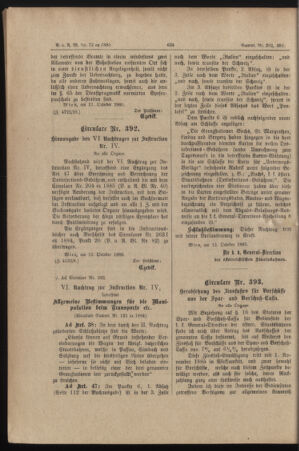 Verordnungs- und Anzeige-Blatt der k.k. General-Direction der österr. Staatsbahnen 18851028 Seite: 4