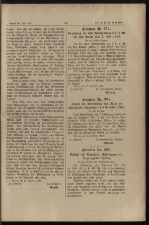 Verordnungs- und Anzeige-Blatt der k.k. General-Direction der österr. Staatsbahnen 18851028 Seite: 5