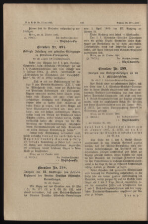 Verordnungs- und Anzeige-Blatt der k.k. General-Direction der österr. Staatsbahnen 18851028 Seite: 6