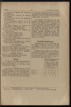 Verordnungs- und Anzeige-Blatt der k.k. General-Direction der österr. Staatsbahnen 18851028 Seite: 9