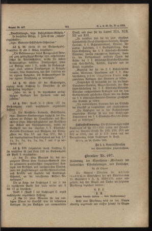 Verordnungs- und Anzeige-Blatt der k.k. General-Direction der österr. Staatsbahnen 18851031 Seite: 3