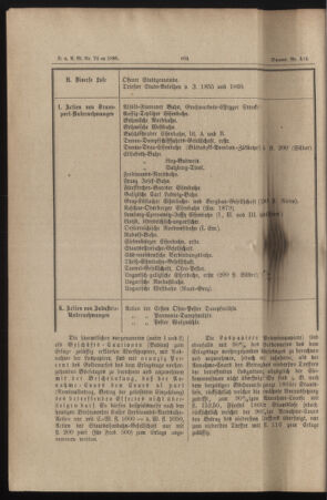 Verordnungs- und Anzeige-Blatt der k.k. General-Direction der österr. Staatsbahnen 18851105 Seite: 6