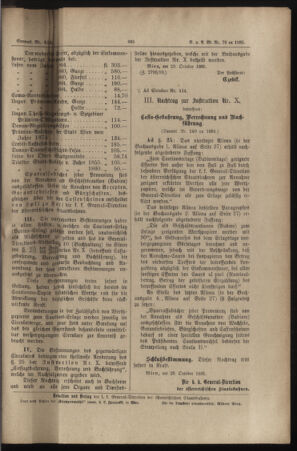 Verordnungs- und Anzeige-Blatt der k.k. General-Direction der österr. Staatsbahnen 18851105 Seite: 7