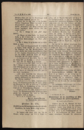 Verordnungs- und Anzeige-Blatt der k.k. General-Direction der österr. Staatsbahnen 18851123 Seite: 2