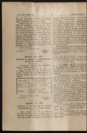 Verordnungs- und Anzeige-Blatt der k.k. General-Direction der österr. Staatsbahnen 18851206 Seite: 2