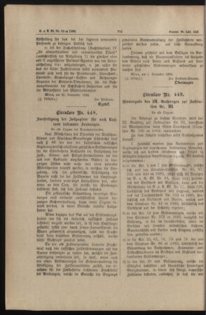 Verordnungs- und Anzeige-Blatt der k.k. General-Direction der österr. Staatsbahnen 18851206 Seite: 4