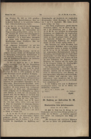 Verordnungs- und Anzeige-Blatt der k.k. General-Direction der österr. Staatsbahnen 18851206 Seite: 5