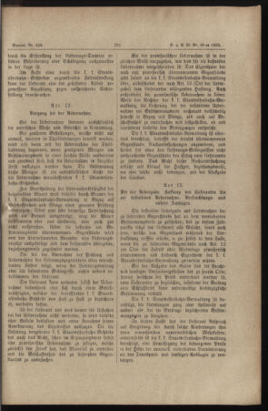 Verordnungs- und Anzeige-Blatt der k.k. General-Direction der österr. Staatsbahnen 18851212 Seite: 39