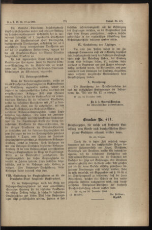 Verordnungs- und Anzeige-Blatt der k.k. General-Direction der österr. Staatsbahnen 18851223 Seite: 5