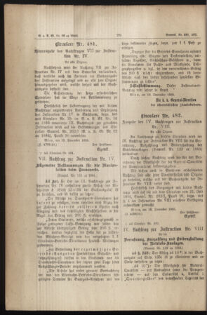 Verordnungs- und Anzeige-Blatt der k.k. General-Direction der österr. Staatsbahnen 18851227 Seite: 2