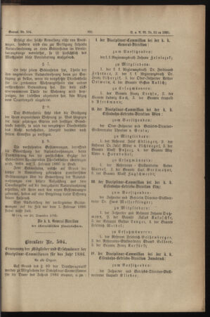 Verordnungs- und Anzeige-Blatt der k.k. General-Direction der österr. Staatsbahnen 18851231 Seite: 9