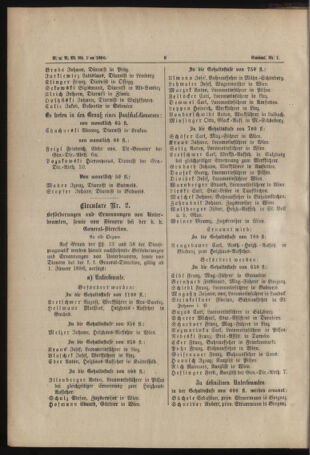 Verordnungs- und Anzeige-Blatt der k.k. General-Direction der österr. Staatsbahnen 18860103 Seite: 8