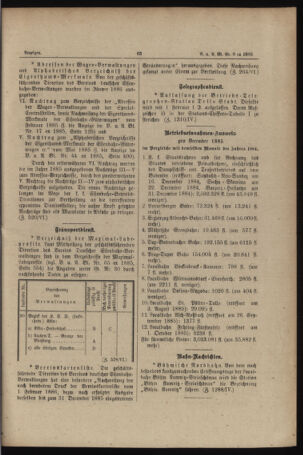 Verordnungs- und Anzeige-Blatt der k.k. General-Direction der österr. Staatsbahnen 18860124 Seite: 5