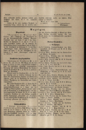 Verordnungs- und Anzeige-Blatt der k.k. General-Direction der österr. Staatsbahnen 18860209 Seite: 3