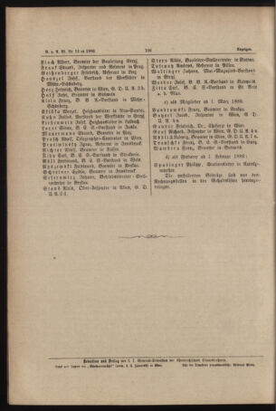 Verordnungs- und Anzeige-Blatt der k.k. General-Direction der österr. Staatsbahnen 18860215 Seite: 6