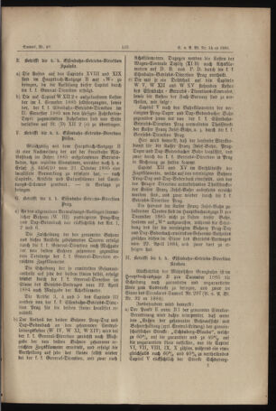 Verordnungs- und Anzeige-Blatt der k.k. General-Direction der österr. Staatsbahnen 18860217 Seite: 9