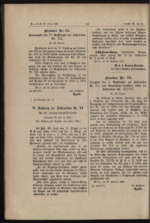 Verordnungs- und Anzeige-Blatt der k.k. General-Direction der österr. Staatsbahnen 18860228 Seite: 4