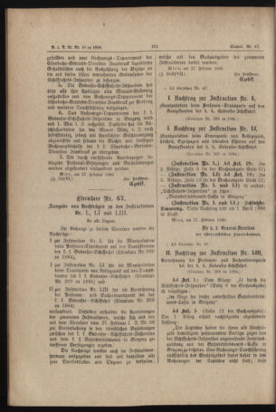 Verordnungs- und Anzeige-Blatt der k.k. General-Direction der österr. Staatsbahnen 18860307 Seite: 2