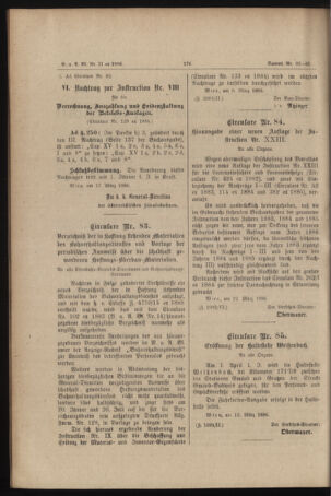 Verordnungs- und Anzeige-Blatt der k.k. General-Direction der österr. Staatsbahnen 18860323 Seite: 2