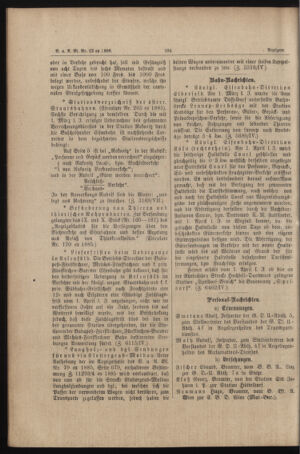 Verordnungs- und Anzeige-Blatt der k.k. General-Direction der österr. Staatsbahnen 18860329 Seite: 6