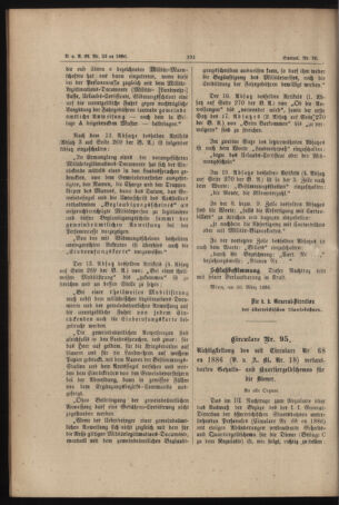 Verordnungs- und Anzeige-Blatt der k.k. General-Direction der österr. Staatsbahnen 18860405 Seite: 6