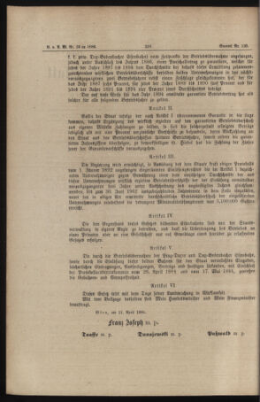 Verordnungs- und Anzeige-Blatt der k.k. General-Direction der österr. Staatsbahnen 18860501 Seite: 2