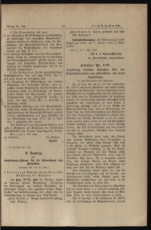 Verordnungs- und Anzeige-Blatt der k.k. General-Direction der österr. Staatsbahnen 18860510 Seite: 5