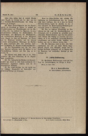 Verordnungs- und Anzeige-Blatt der k.k. General-Direction der österr. Staatsbahnen 18860604 Seite: 7