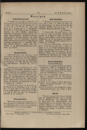 Verordnungs- und Anzeige-Blatt der k.k. General-Direction der österr. Staatsbahnen 18860607 Seite: 5