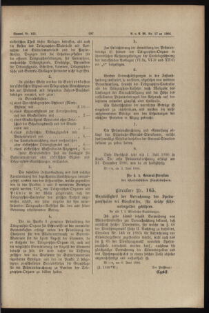 Verordnungs- und Anzeige-Blatt der k.k. General-Direction der österr. Staatsbahnen 18860618 Seite: 9