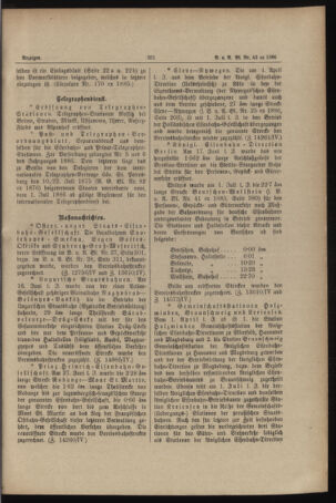 Verordnungs- und Anzeige-Blatt der k.k. General-Direction der österr. Staatsbahnen 18860714 Seite: 7