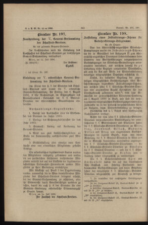 Verordnungs- und Anzeige-Blatt der k.k. General-Direction der österr. Staatsbahnen 18860717 Seite: 10