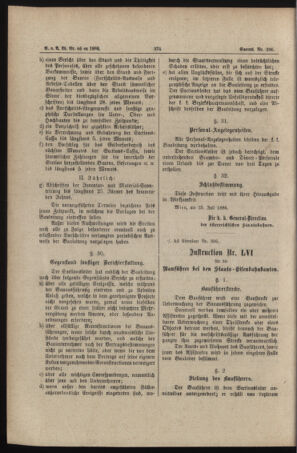 Verordnungs- und Anzeige-Blatt der k.k. General-Direction der österr. Staatsbahnen 18860730 Seite: 6