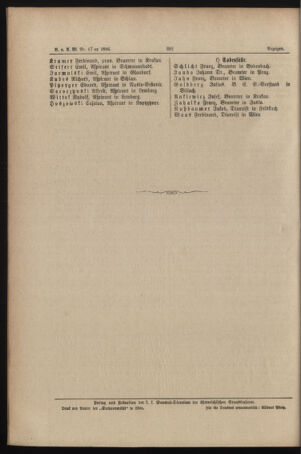 Verordnungs- und Anzeige-Blatt der k.k. General-Direction der österr. Staatsbahnen 18860803 Seite: 12