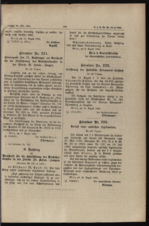 Verordnungs- und Anzeige-Blatt der k.k. General-Direction der österr. Staatsbahnen 18860816 Seite: 7