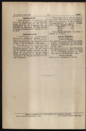 Verordnungs- und Anzeige-Blatt der k.k. General-Direction der österr. Staatsbahnen 18860905 Seite: 2