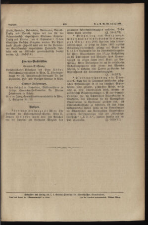 Verordnungs- und Anzeige-Blatt der k.k. General-Direction der österr. Staatsbahnen 18860911 Seite: 15