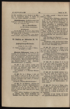 Verordnungs- und Anzeige-Blatt der k.k. General-Direction der österr. Staatsbahnen 18860911 Seite: 8