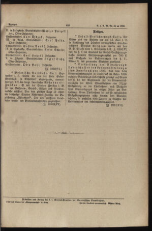 Verordnungs- und Anzeige-Blatt der k.k. General-Direction der österr. Staatsbahnen 18860919 Seite: 5