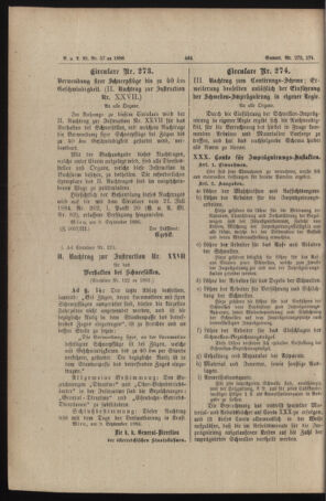 Verordnungs- und Anzeige-Blatt der k.k. General-Direction der österr. Staatsbahnen 18861004 Seite: 2