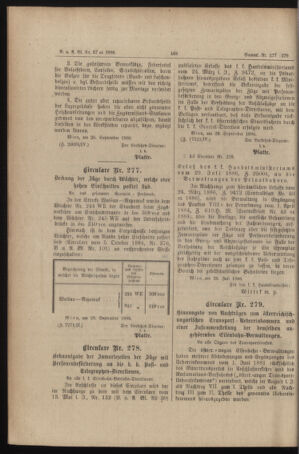 Verordnungs- und Anzeige-Blatt der k.k. General-Direction der österr. Staatsbahnen 18861004 Seite: 4