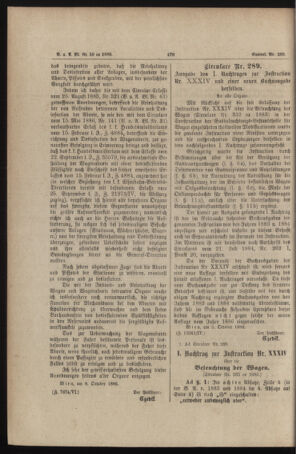 Verordnungs- und Anzeige-Blatt der k.k. General-Direction der österr. Staatsbahnen 18861016 Seite: 2