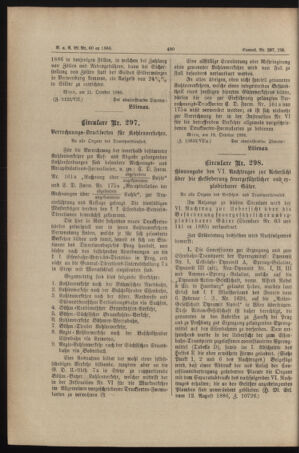 Verordnungs- und Anzeige-Blatt der k.k. General-Direction der österr. Staatsbahnen 18861022 Seite: 2