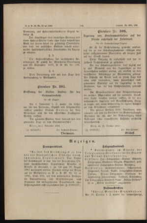 Verordnungs- und Anzeige-Blatt der k.k. General-Direction der österr. Staatsbahnen 18861109 Seite: 4