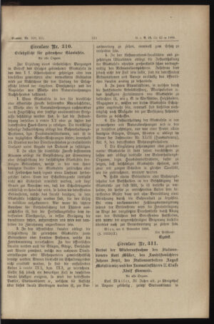 Verordnungs- und Anzeige-Blatt der k.k. General-Direction der österr. Staatsbahnen 18861112 Seite: 5