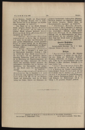 Verordnungs- und Anzeige-Blatt der k.k. General-Direction der österr. Staatsbahnen 18861119 Seite: 14