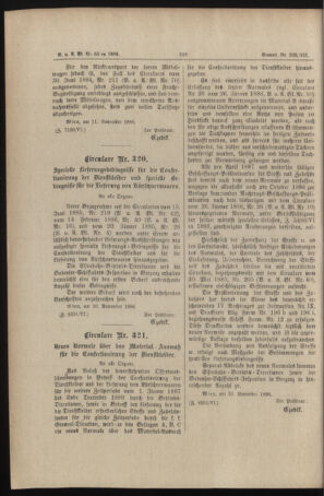 Verordnungs- und Anzeige-Blatt der k.k. General-Direction der österr. Staatsbahnen 18861119 Seite: 4