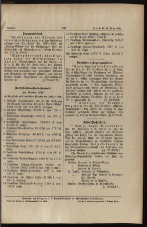 Verordnungs- und Anzeige-Blatt der k.k. General-Direction der österr. Staatsbahnen 18861126 Seite: 5