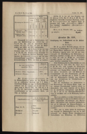 Verordnungs- und Anzeige-Blatt der k.k. General-Direction der österr. Staatsbahnen 18861204 Seite: 2