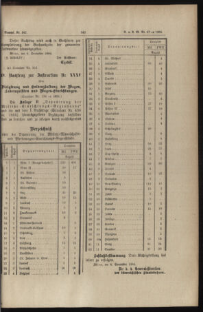 Verordnungs- und Anzeige-Blatt der k.k. General-Direction der österr. Staatsbahnen 18861212 Seite: 3